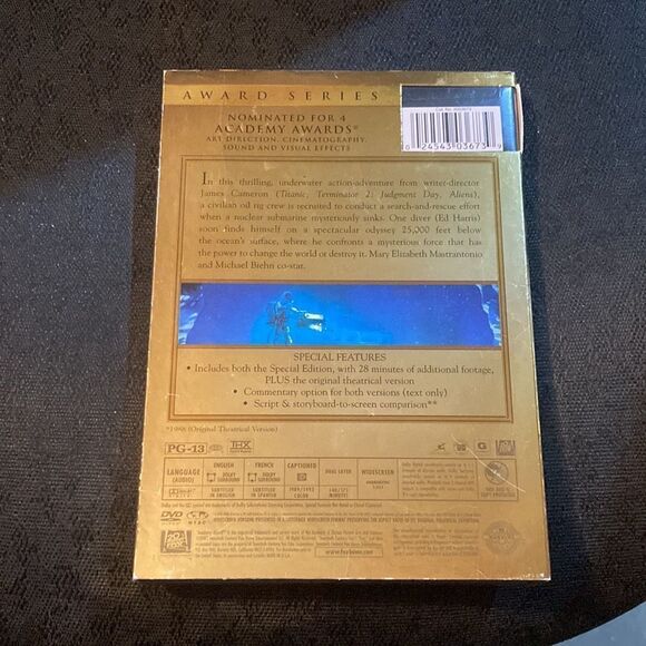James Cameron’s The Abyss 1988 Award Series Movie DVD Special Edition 2005 Relea - Picture 2 of 7
